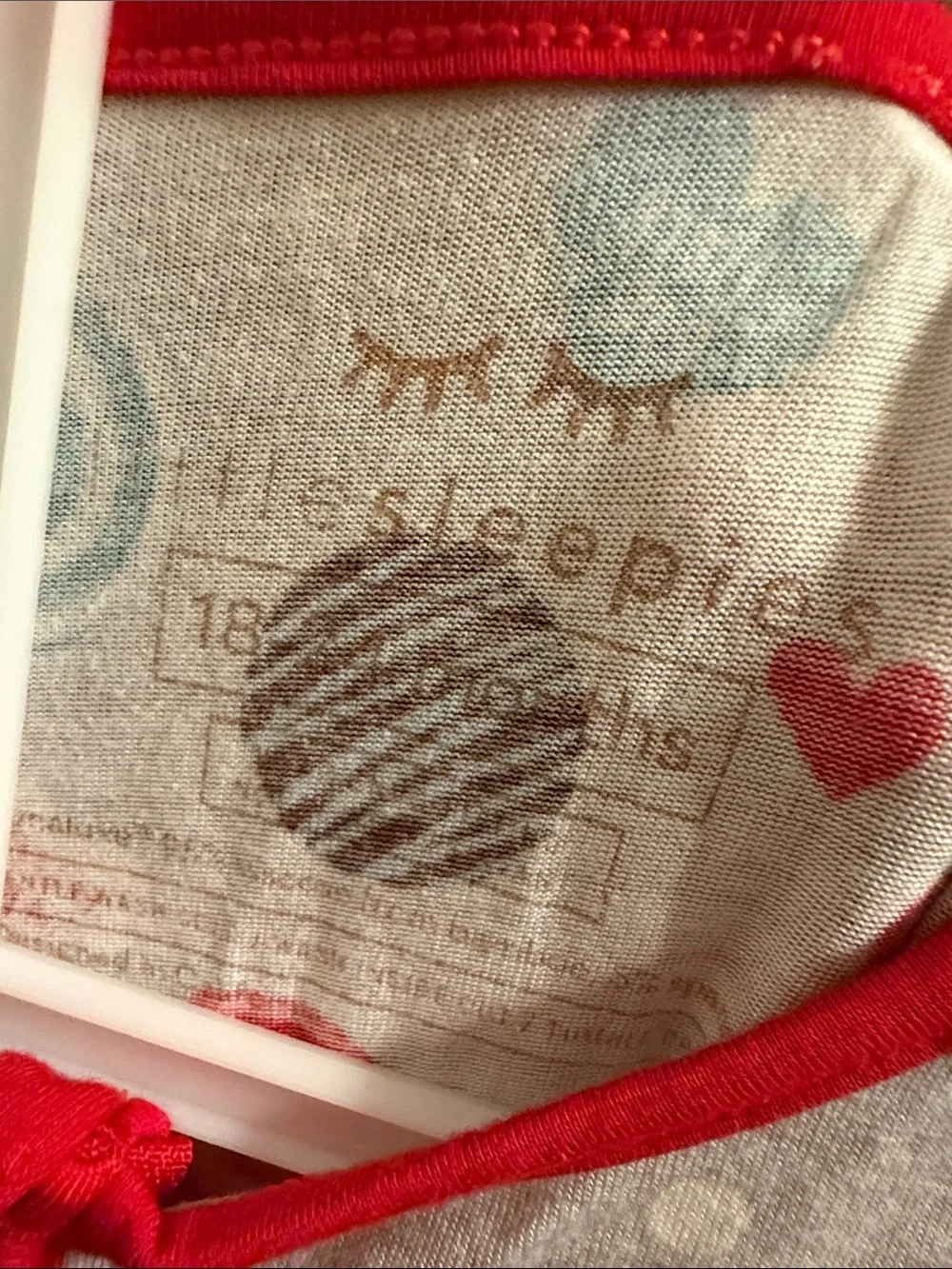 Gray Sweet Valentine | Little Sleepies | One-Piece | 18-24 month